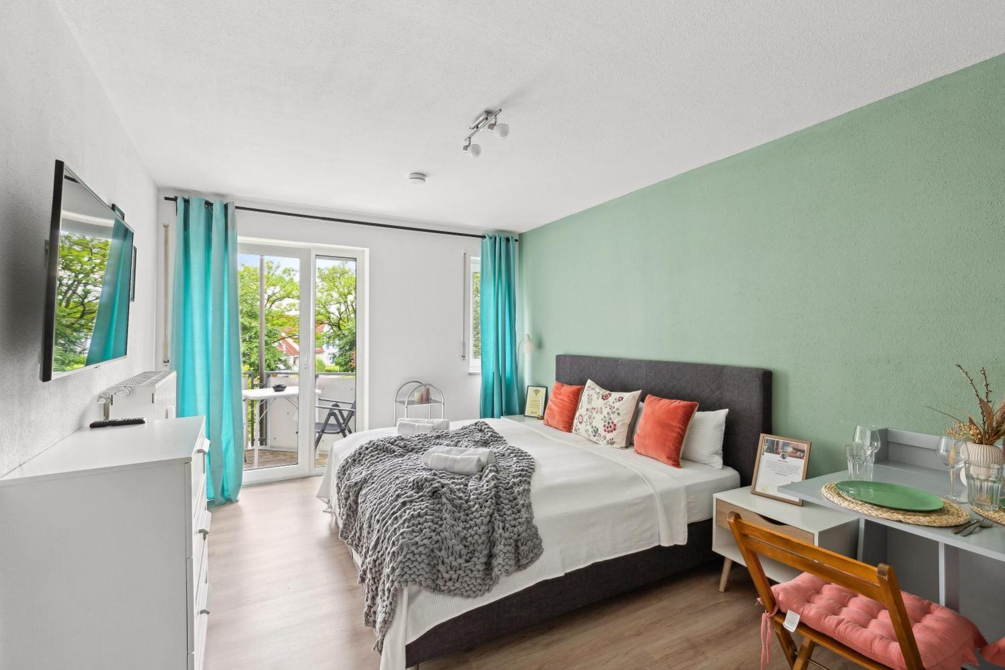 Sali Homes - Cozy Studio In Bayreuth With Ideal Access To A9 - Perfect For Ski And Cycling Enthusiasts! 외부 사진